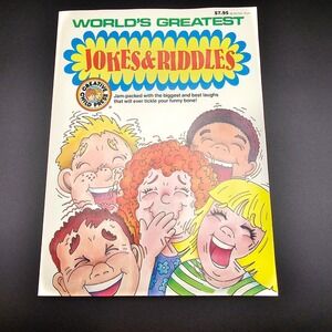 Vintage Worlds Greatest‎ Jokes Riddles Creative Child Press Book Lots of Laughs